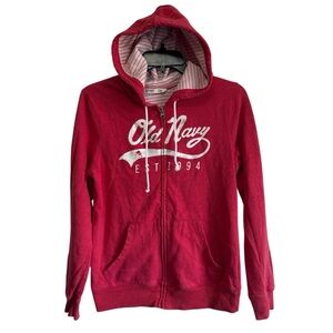 🎄 5/$25 Old Navy Women’s Zip-Up Coral Sweatshirt